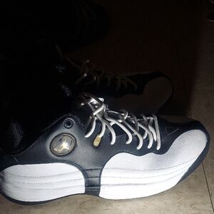 Jordan Black and White Sneakers